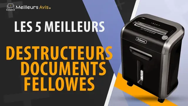 Video thumbnail for ⭐️ MEILLEUR DESTRUCTEUR DOCUMENT FELLOWES - Avis & Guide d'achat (Comparatif 2023)