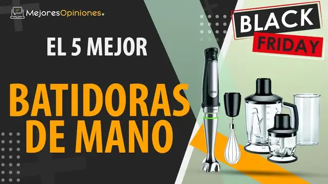 Video thumbnail for 🚩 MEJOR BATIDORA DE MANO - Black Friday 2021 (Comparación y guía de compra)