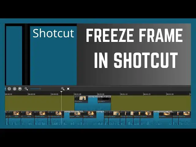 'Video thumbnail for How To Freeze Frame In Shotcut'