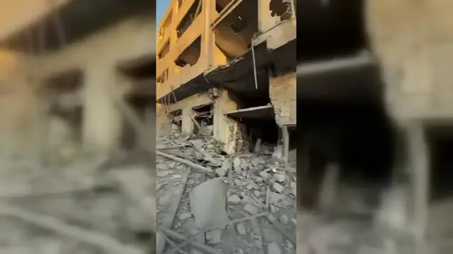 Video thumbnail for Lebanon: Lebanese Civil Defence Clears Roads.