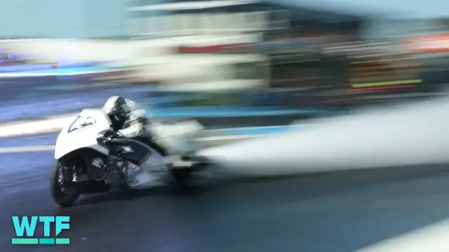 Video thumbnail for Meet the world's fastest steam-powered rocketbike