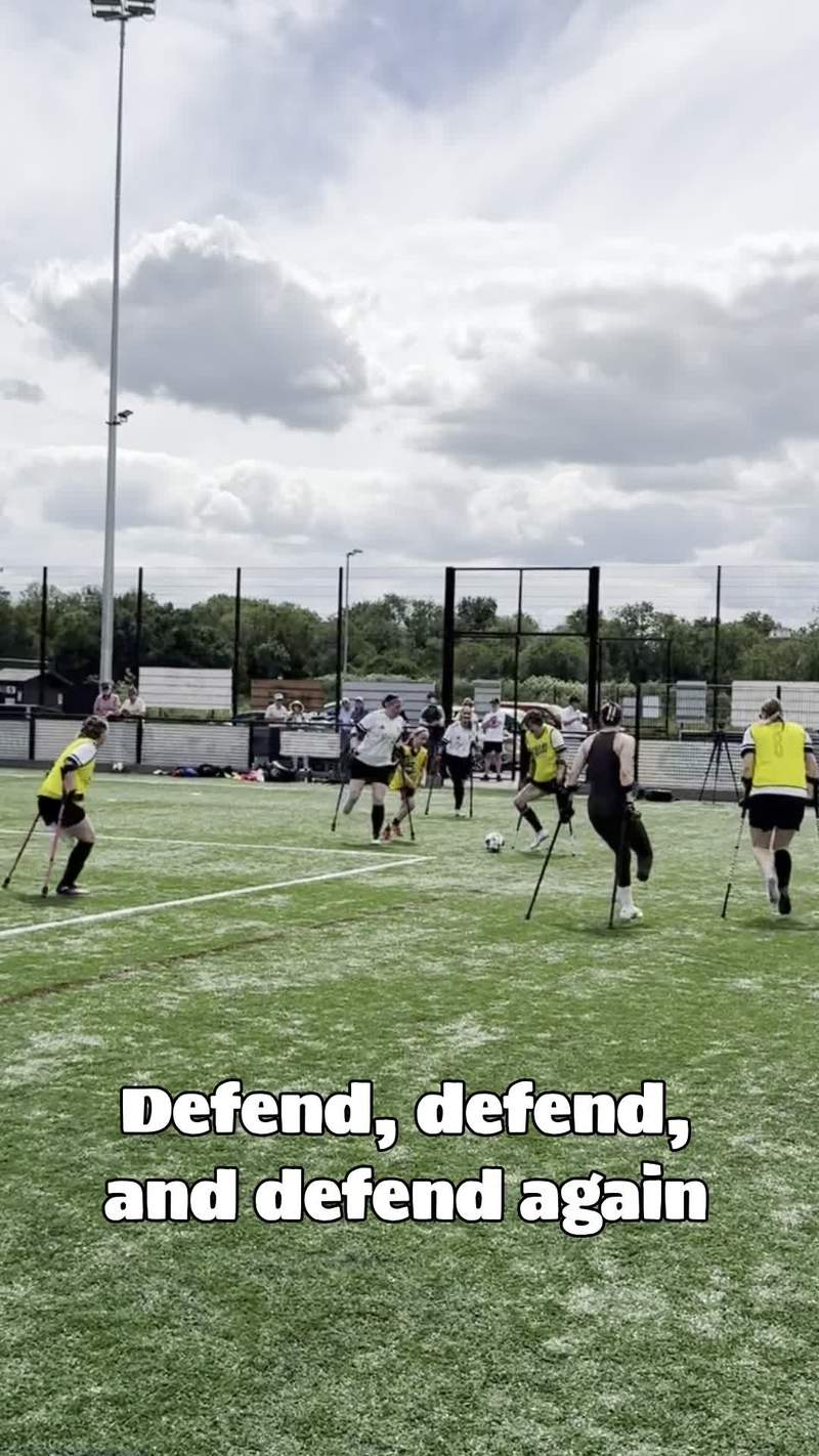 Video thumbnail for No One Gets Past Marni in Amputee Football Defense Masterclass