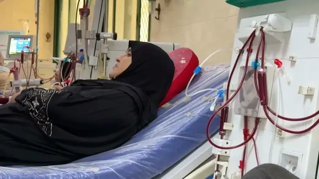 Video thumbnail for Fuel shortages threaten life-saving services at Gaza's Al-Aqsa Hospital