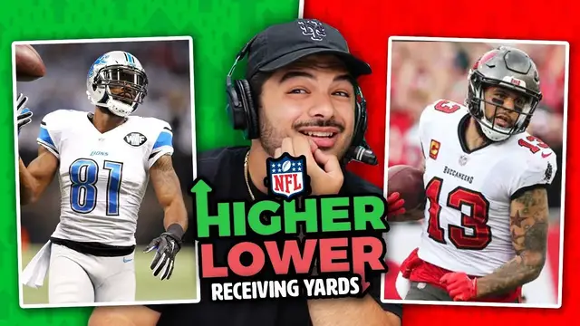'Video thumbnail for Which WR has the MOST Receiving Yards all time? (Higher or Lower)'
