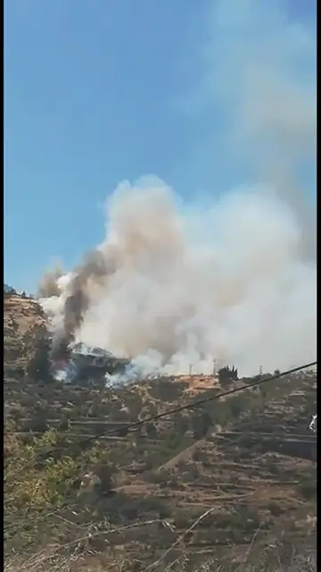 Video thumbnail for Waldbrand in Artenara im August 2019 Video 1