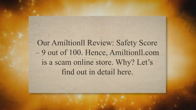 'Video thumbnail for Check If Amiltionll.com Scam Or Genuine In This Review'