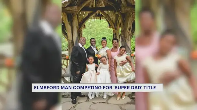 Video thumbnail for Elmsford father of 6 competes for national ‘Super Dad’ title