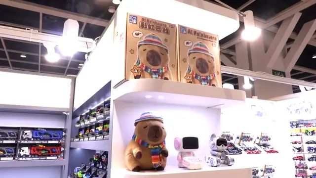 Video thumbnail for AI toys in spotlight amid concerns over child safety