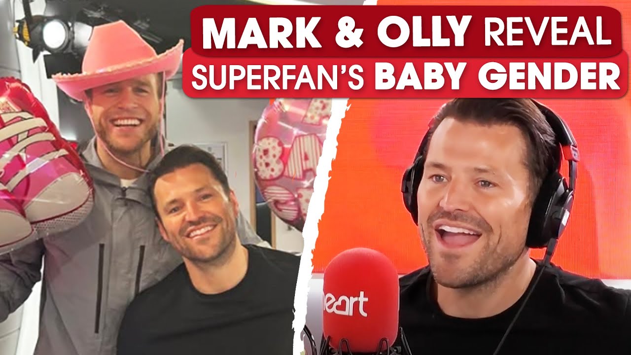 Video thumbnail for Mark Wright and Olly Murs surprise fan with baby gender reveal