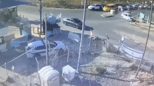 Video thumbnail for Israeli soldier wounded in car-ramming attack in occupied West Bank