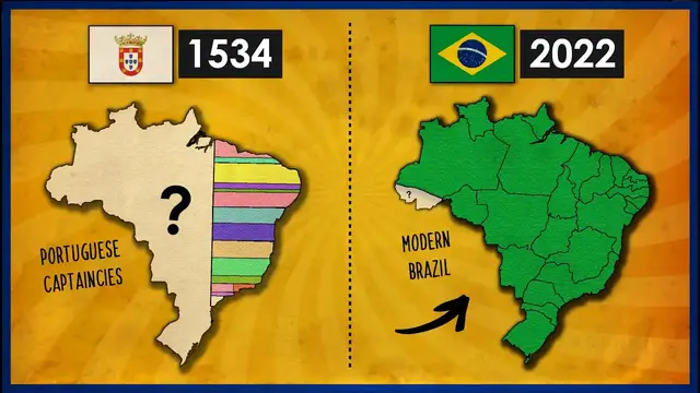 'Video thumbnail for The Territorial Evolution Of BRAZIL'