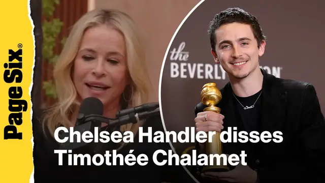 Video thumbnail for Chelsea Handler disses Timothée Chalamet's 'Marty Supreme' press tour