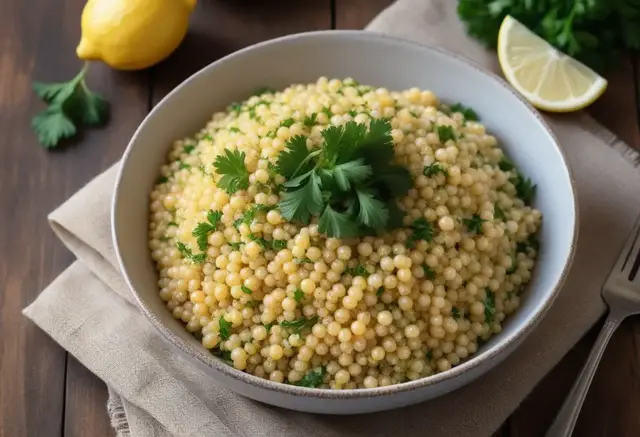 Video thumbnail for Simple Pearl Couscous Recipe