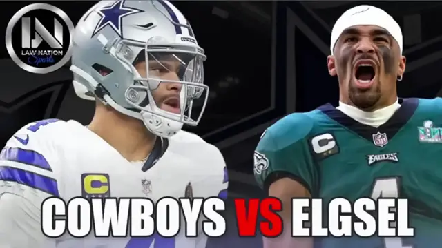 Video thumbnail for law nation sports: cowboys vs eagles! live game reaction & analysis