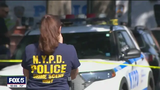 'Video thumbnail for NYPD officer shoots, kills armed suspect during domestic call in East Flatbush'