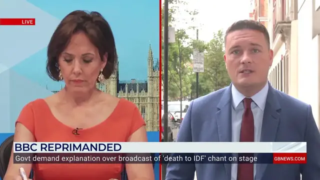 Video thumbnail for Bob Vylan's actions at Glastonbury were 'attention seeking', Wes Streeting tells GB News