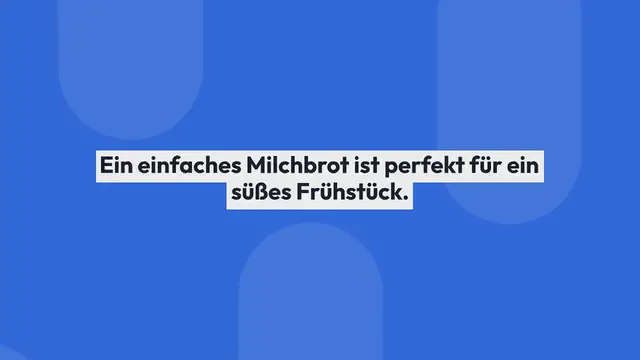 Video thumbnail for EINFACHES MILCHBROT – FLUFFIG UND WEICH