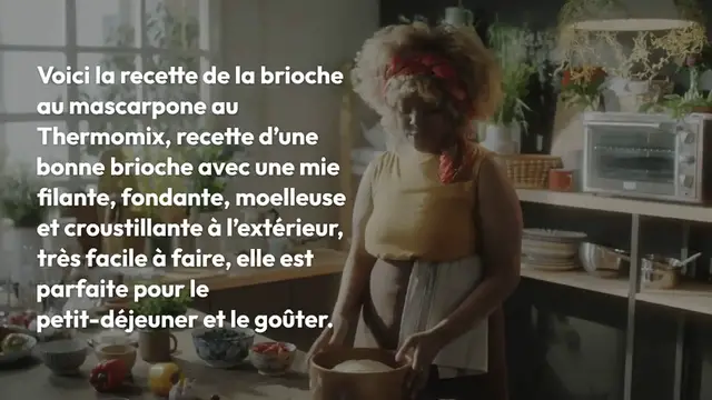 Video thumbnail for Brioche au mascarpone au Thermomix