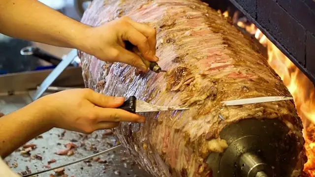 'Video thumbnail for ISTANBUL STREET FOOD | Muslim Street Food HEAVEN - Cağ Kebab + TURKISH STREET FOOD in Istanbul Guide'