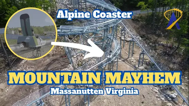 Video thumbnail for Virginia’s First Alpine Coaster, “Mountain Mayhem”