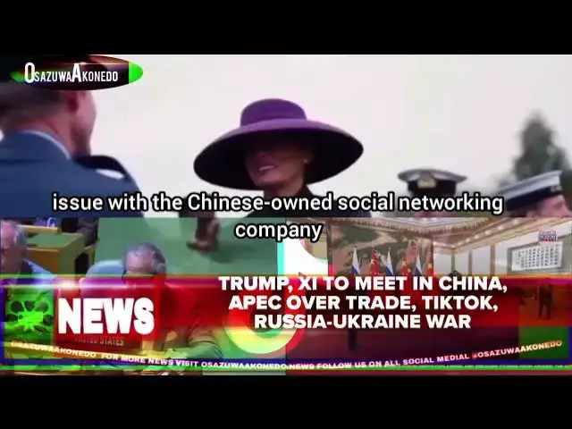 'Video thumbnail for Trump, Xi To Meet In China, APEC Over Trade, TikTok, Russia Ukraine War'