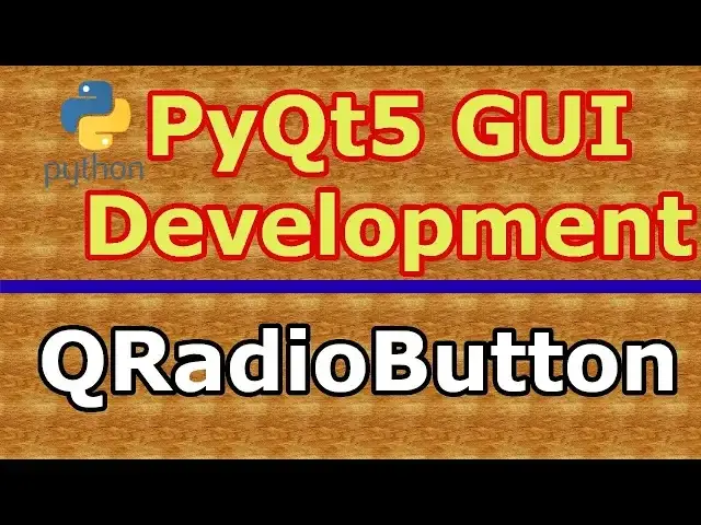 'Video thumbnail for PyQt5 Creating QRadioButton With Toggled Signal (Python GUI Development)  #9'