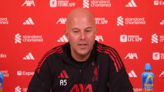 'Video thumbnail for 'One of the most difficult challenges of season' - Slot on taking Liverpool to Man City'