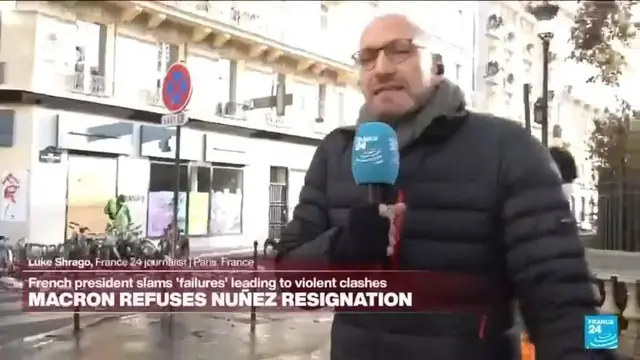 Video thumbnail for Massive clean-up operation sweeps across France after protests