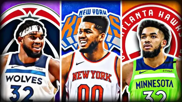 'Video thumbnail for knyt: kat trade scenarios! analyzing 3 mock trades for karl-anthony towns leaving minnesota'