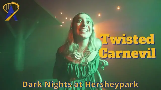 Video thumbnail for Twisted Carnevil Haunted House at Hersheypark Dark Nights 2023