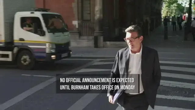 Video thumbnail for Burnham Weighs Crucial Chancellor Appointment.