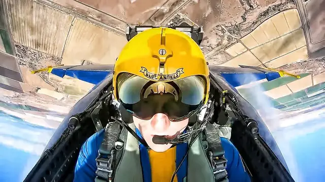 'Video thumbnail for Blue Angel Pilots Do Crazy Stuff • Cockpit View'
