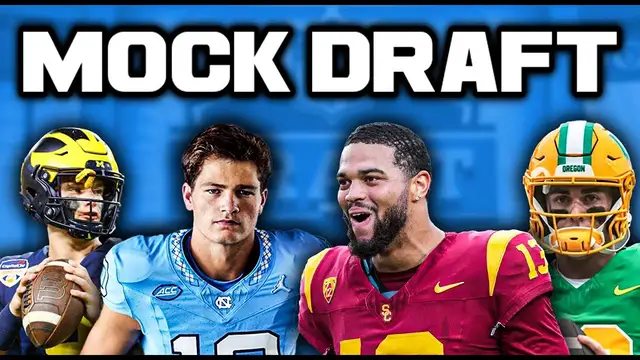 Video thumbnail for 2024 NFL Mock Draft (With Trades) | Pre NFL Combine Edition