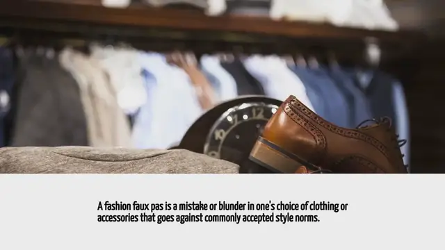 Video thumbnail for What Is A Fashion Faux Pas