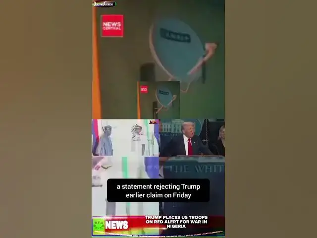 Video thumbnail for Trump Places US Troops On Red Alert For War In Nigeria