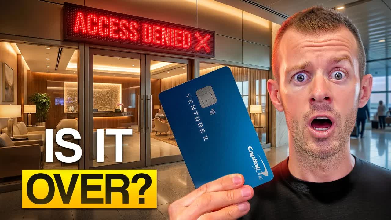 Video thumbnail for Mark Reese // Credit & Finance: capital one venture x lounge access changes! is the party over?