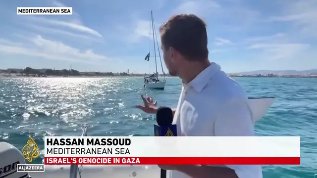 'Video thumbnail for Global Sumud Flotilla to set sail from Tunisia to break Israel’s Gaza siege'