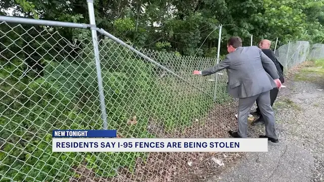 Video thumbnail for Bridgeport residents call on DOT to probe thefts of security fencing along I-95