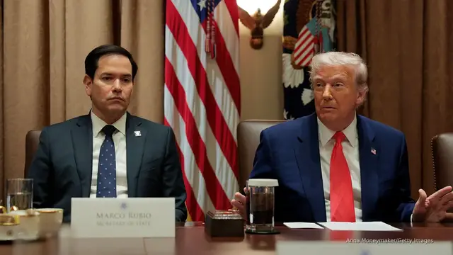 Video thumbnail for Rubio announces hundreds of job cuts, office closures at State Department