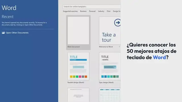Video thumbnail for Los 50 mejores atajos de teclado de Word