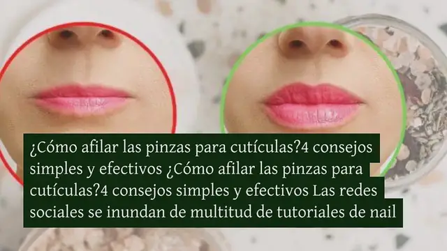 Video thumbnail for ¿Cómo afilar las pinzas para cutículas? 4 consejos simples y efectivos: