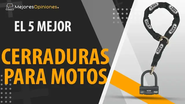 Video thumbnail for ⭐️ MEJOR CERRADURA DE MOTO - Reseñas y Guía de compra (Comparativa 2021)