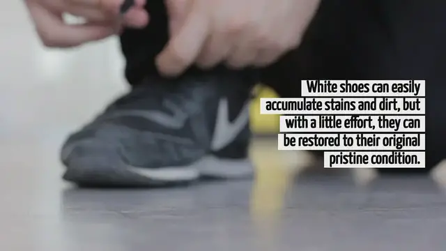 Video thumbnail for How To Get Stains Out Of White Shoes