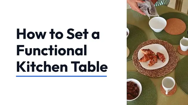 Video thumbnail for Setting Up A Functional Table