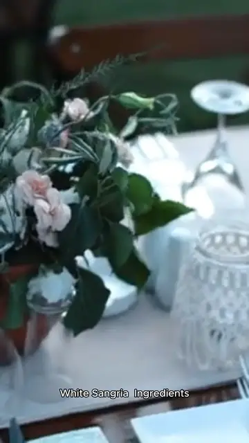 'Video thumbnail for white sangria recipe'