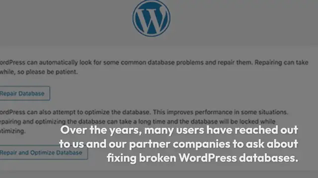 Video thumbnail for How to Repair WordPress Database (6 Easy Methods)