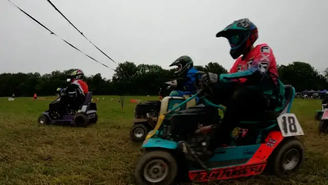 Video thumbnail for England: Lawn Mower Championships: 'Proper British fun'