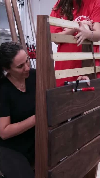 Video thumbnail for Building a Solid Walnut Bed #shorts