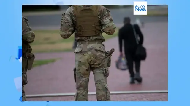 'Video thumbnail for National Guard units begin carrying weapons in Washington'