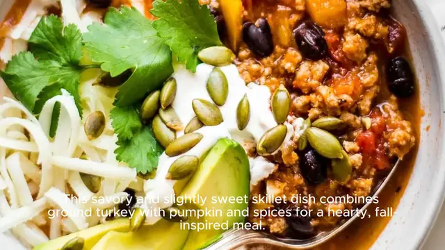 Video thumbnail for Pumpkin Ground Turkey recipe